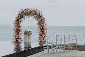 Outdoor wedding area - Villa Rosita (Banjarangkan)