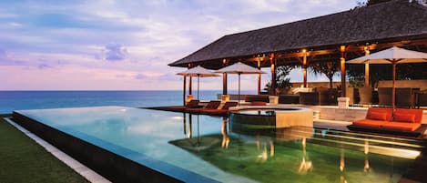 Luxury Villa, 5 Bedrooms, Non Smoking, Beach View | Terrace/patio
