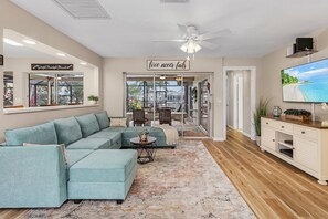 Smart TV, video game console, DVD player, toys