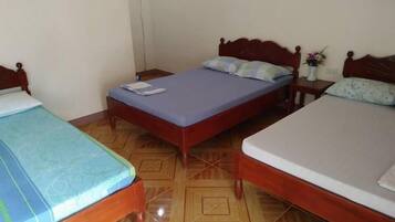 Rollaway beds, WiFi, bed sheets