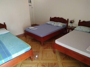 Camas extra, wifi y ropa de cama 