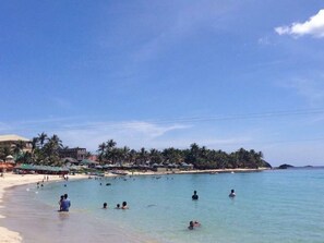 Plage, sable blanc