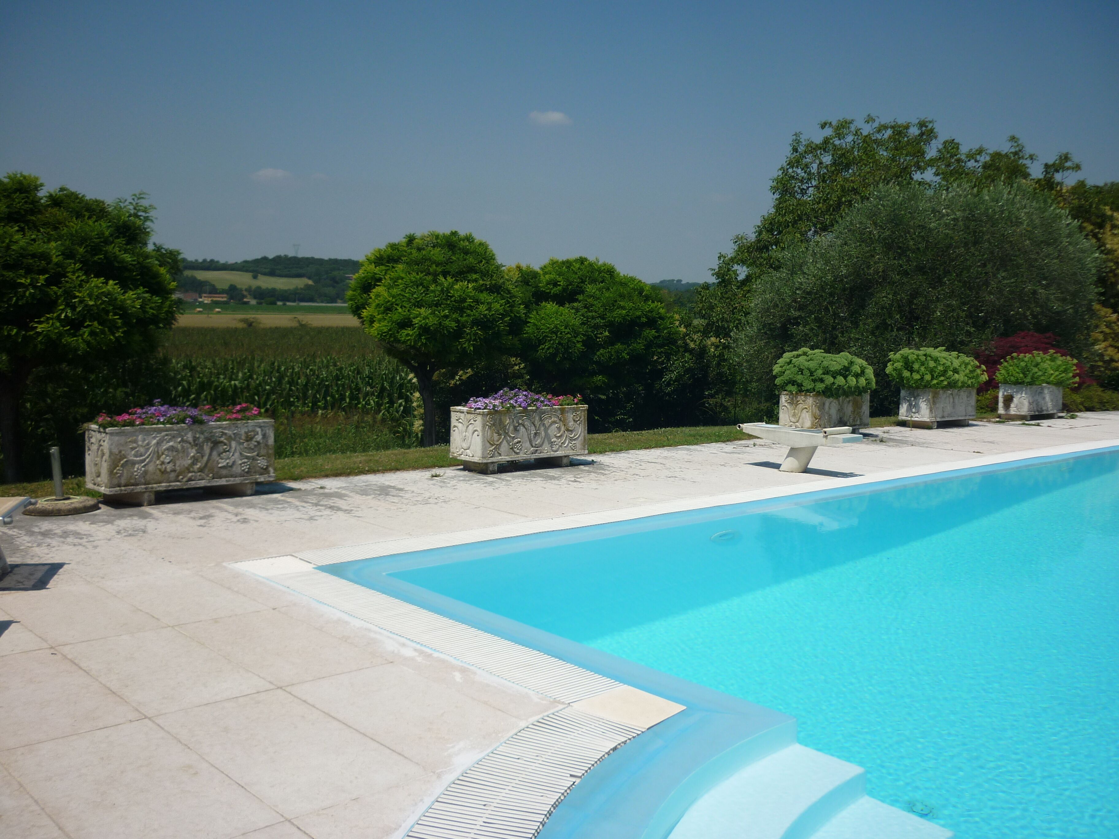 Alberca al aire libre 