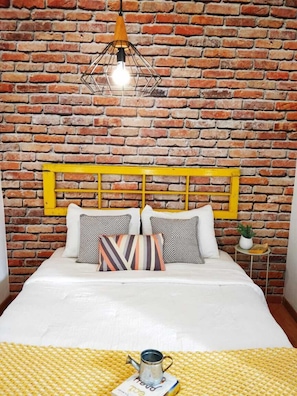Blackout curtains, iron/ironing board, free WiFi, bed sheets