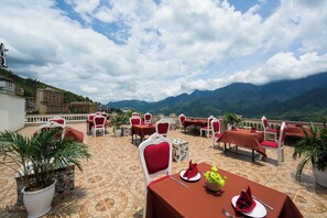 Utendørs bankettområde