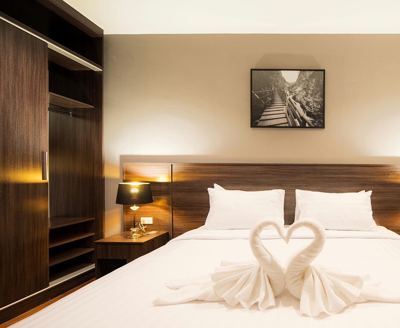 superior double room | blackout curtains, free wifi, bed sheets