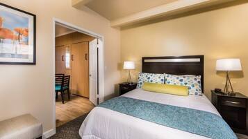 1 bedroom, iron/ironing board, internet, bed sheets