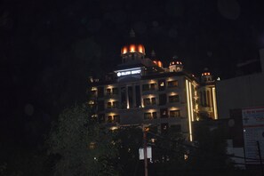 Front of property – evening/night - Hotel Millenia Regency (Lucknow)