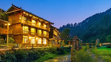 Front of property - evening/night