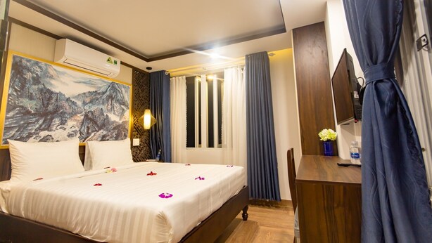 City Room | Minibar, desk, soundproofing, WiFi (free) - Lagoon Homestay (Da Nang)