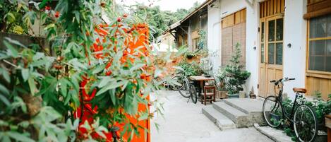 Façade de l’hébergement