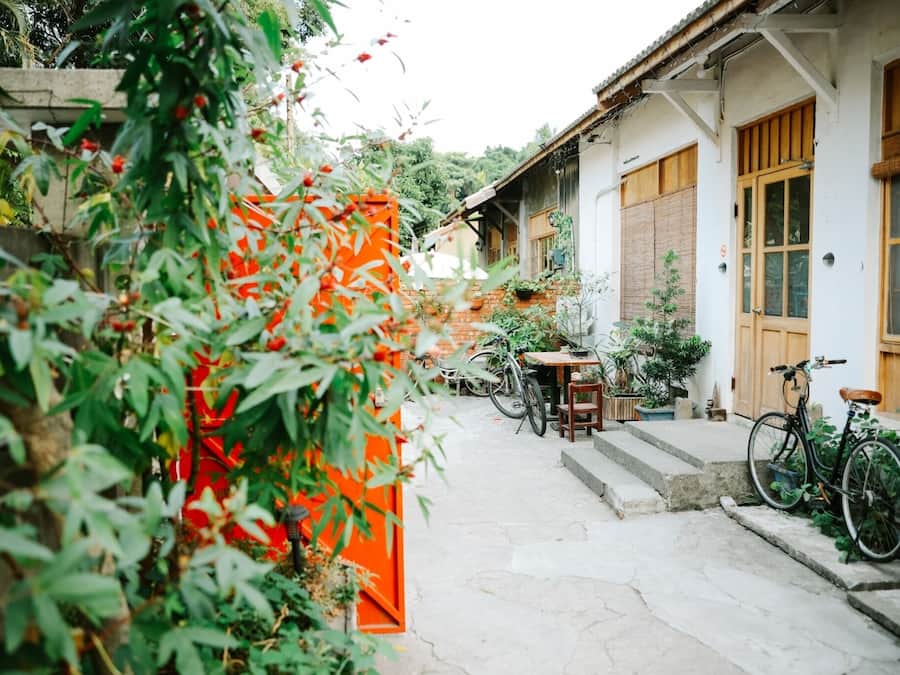 Voorkant van accommodatie