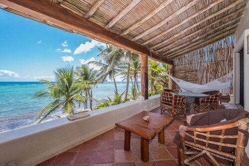 Beachfront Villa Akumal Sunset is the perfect family vacation villa!