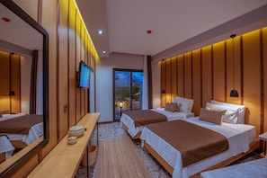 Chambre supérieure, vue sur le jardin | Vue de la chambre