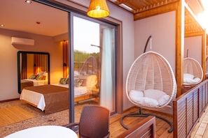 Superior Room, Pool Access, Poolside | Premium bedding, free minibar items, in-room safe, desk - Arwen Hotel (Fethiye)
