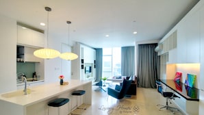 Business-Suite, 1 Schlafzimmer | Bügeleisen/Bügelbrett