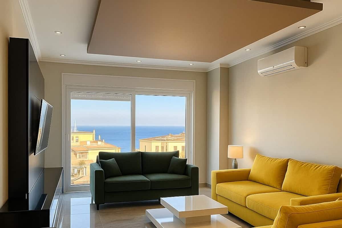 Appartement Luxe | 1 chambre, bureau, fer et planche Ă repasser, Wi-Fi gratuit
