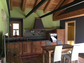 Private kitchen - Agriturismo Gli Elfi (Saint-Christophe)