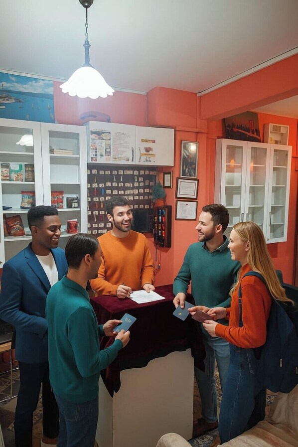 Reception - Nostalji Hostel (Istanbul)