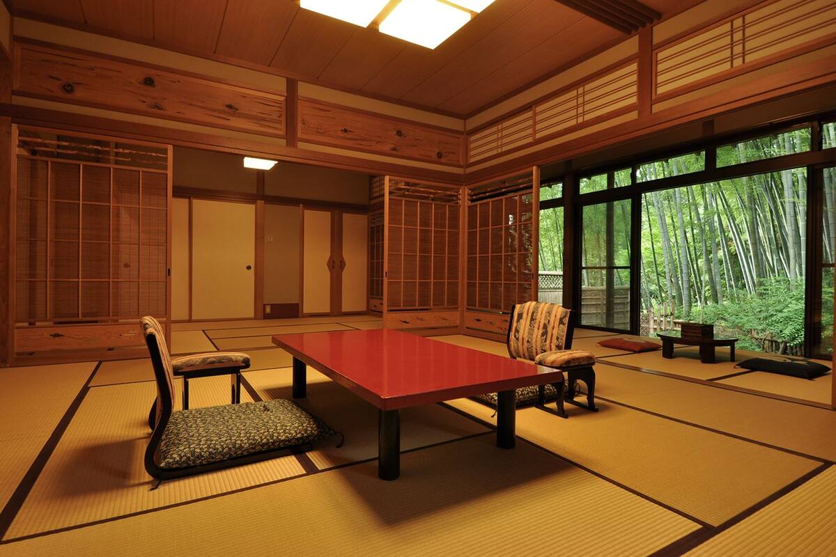 Japanese Style Room, TOKIWA, For 6 People, with Private Open Air Bath, Non Smoking | In-room safe, blackout curtains, iron/ironing board (on request)
