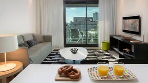 Deluxe-Apartment | Wohnzimmer