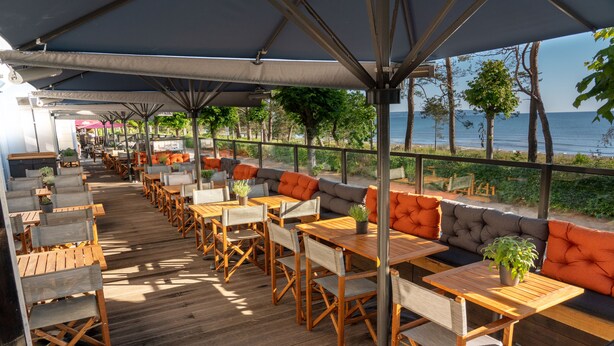 Terrace/patio - Nymphe Strandhotel & Apartments (Binz)