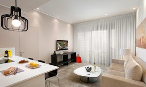 Comfort Apartment, 1 Bedroom | Living area | Flat-screen TV