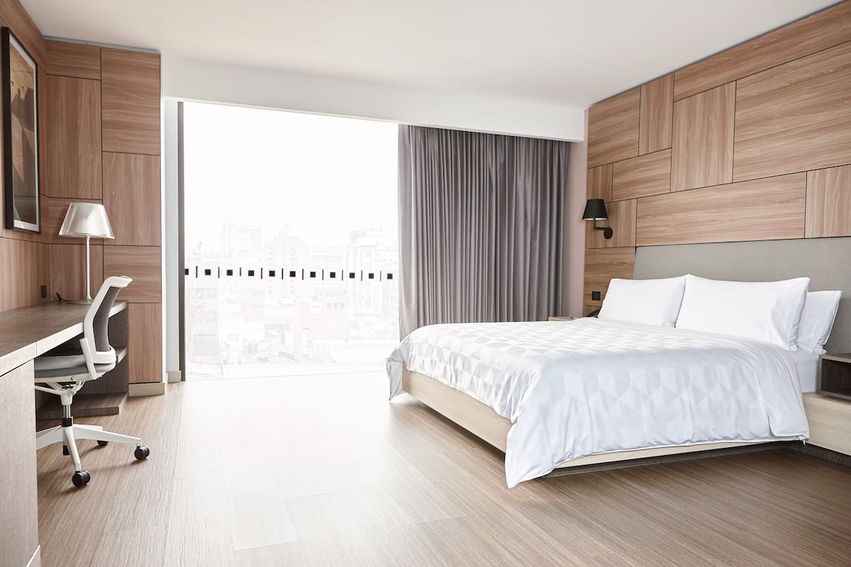 Standard-huone, 1 suuri parisänky, esteetön | Näkymä kaupungille