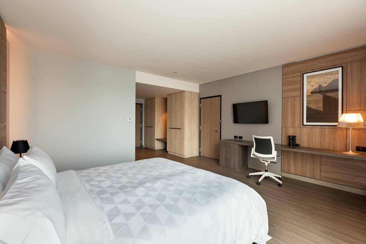 Habitación estándar, 1 cama King size, con acceso para personas discapacitadas | Minibar, caja de seguridad en la habitación y escritorio