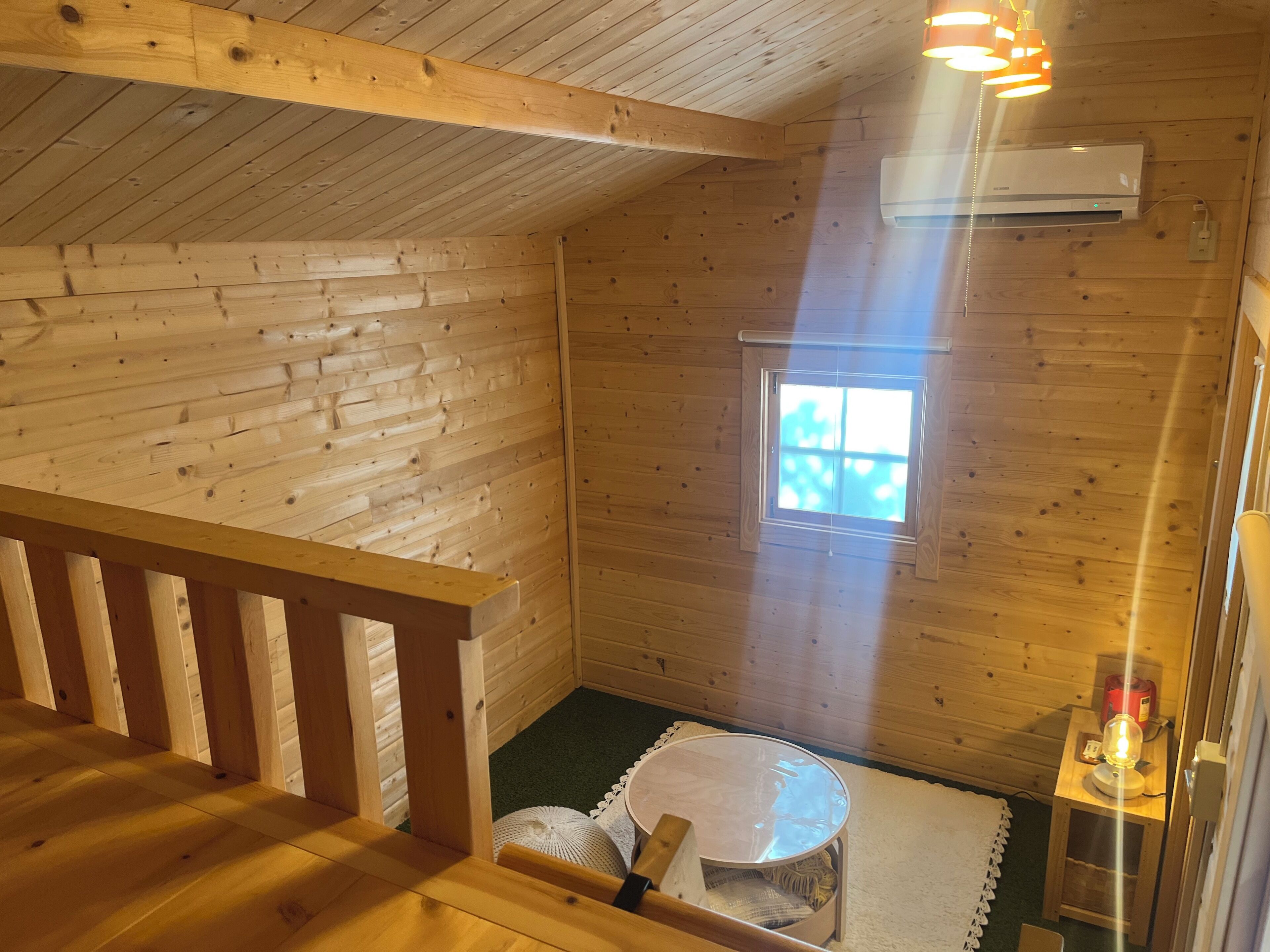 glamping cabin | 1 bedroom, desk, iron/ironing board, free wifi