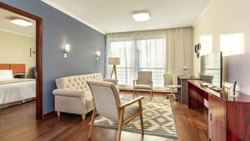 Suite Premium, 1 grand lit, non-fumeurs, coin cuisine (Living Room) | 1 chambre, literie de qualité supérieure