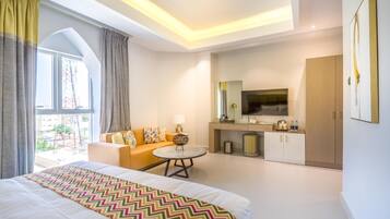 In-room safe, blackout curtains, soundproofing, iron/ironing board