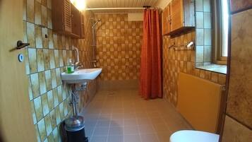 Towels, soap, toilet paper