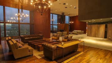 Sala de estar en el lobby