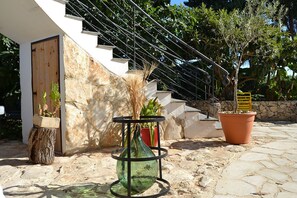 Apartment, 1 Queen-Bett und Schlafsofa, Küche | Terrasse/Patio