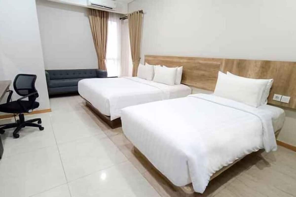 Literie de qualité supérieure, coffres-forts dans les chambres, bureau