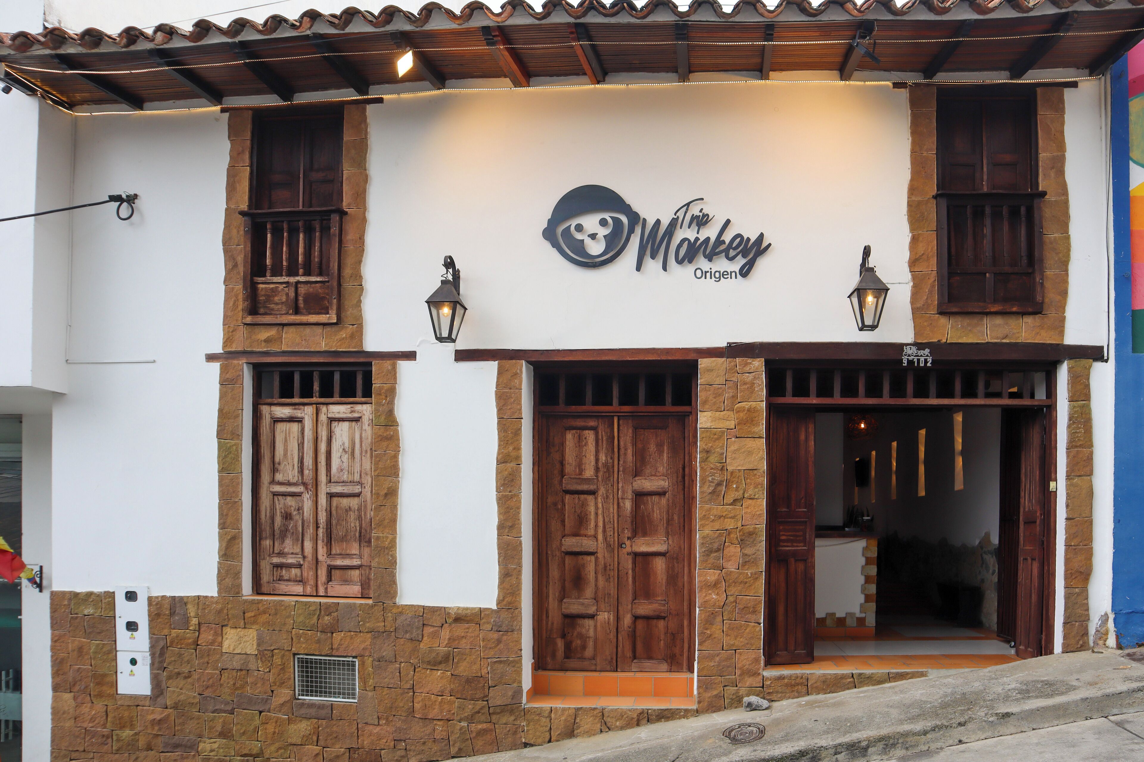 Majoituspaikan julkisivu