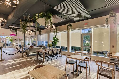 Sala de estar en el lobby