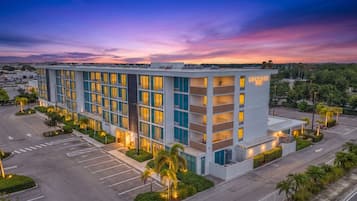 Front of property - evening/night