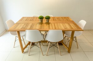 Opções para refeição no quarto