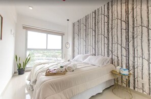 Apartamento Deluxe | 1 dormitorio, tabla de planchar con plancha, wifi gratis y ropa de cama