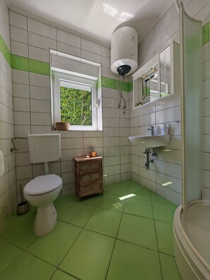 Estudio (A2) | Baño | Ducha y secador de pelo