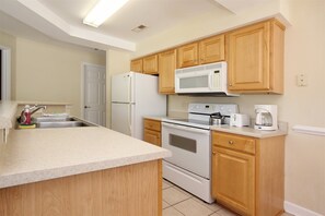 Condo (2407 Commons II (Brunswick-Plantation) | Private kitchen | Cookware/dishes/utensils