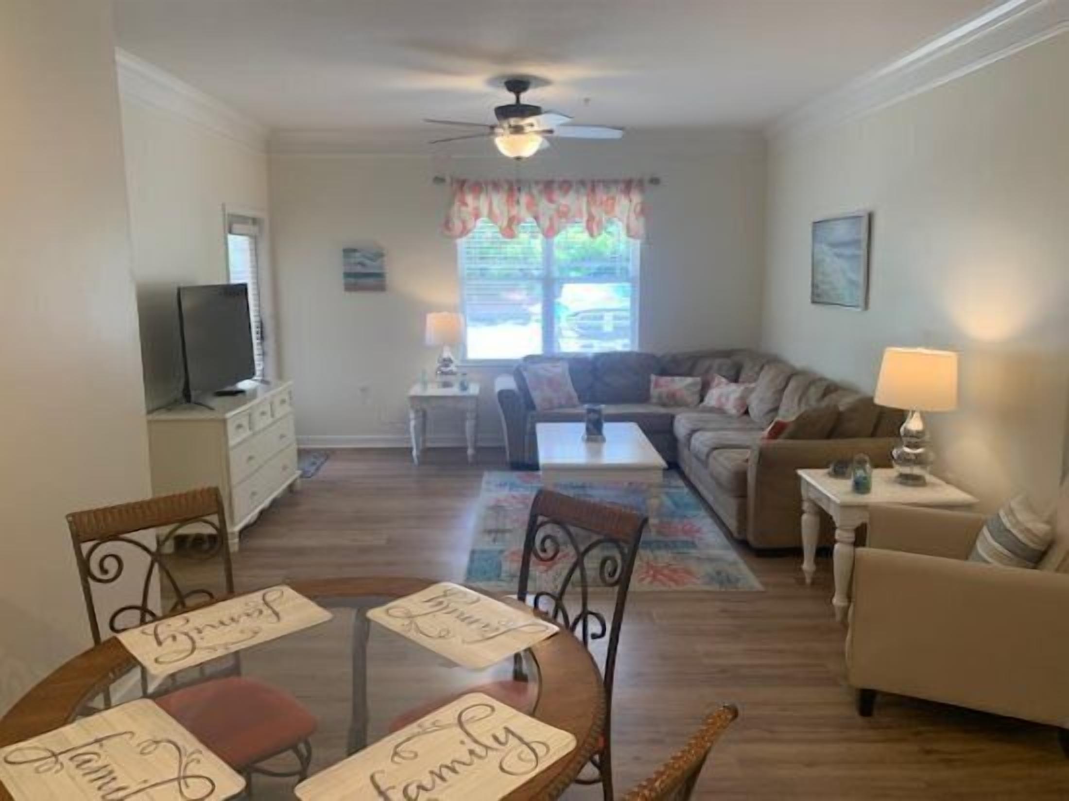 Condo (3405 Champions (Sea Trail)) | Living room | Flat-screen TV