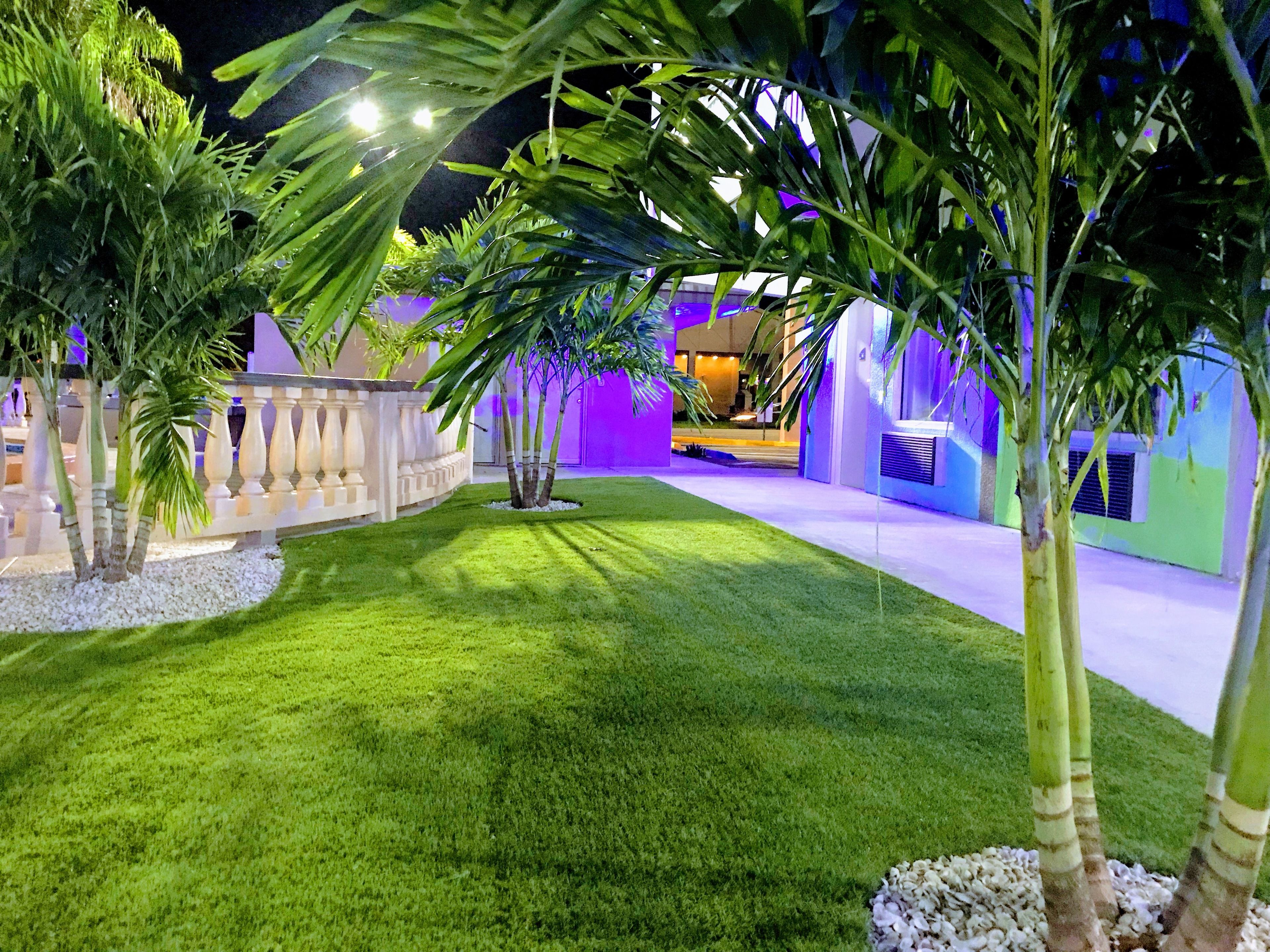 front of property – evening/night