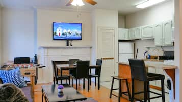 Smart TV, video games, Netflix, Hulu