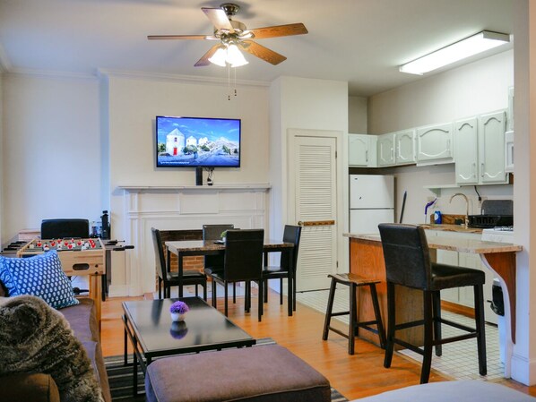 Smart-tv, videospelletjes, Netflix en Hulu