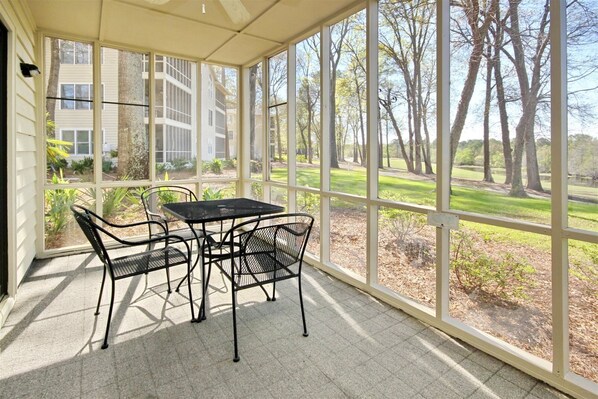 Condo (201 River Creek (Sea Trail)) | Balcony - 201 River Creek Sea Trail (Sunset Beach)