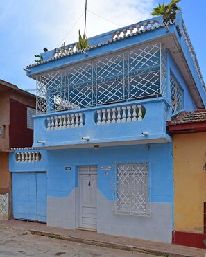 Voorkant van accommodatie