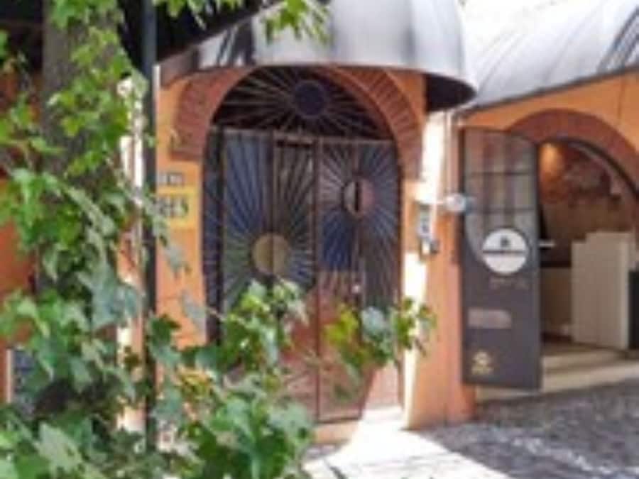 Entrada al alojamiento